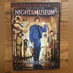 🖤5 for $20-Night at the Museum DVD with Ben Stiller Family Movie Night Adventure